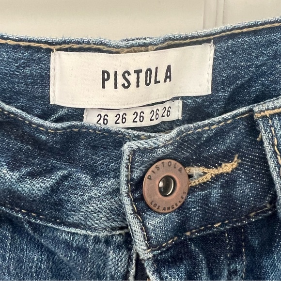 PISTOLA Presley High Rise Vintage '90s Roller Straight Jean - Picture 7 of 7